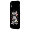 Pulmonary Tech Quotes for RT Nursing Respiratory Therapist Case for iPhone XR