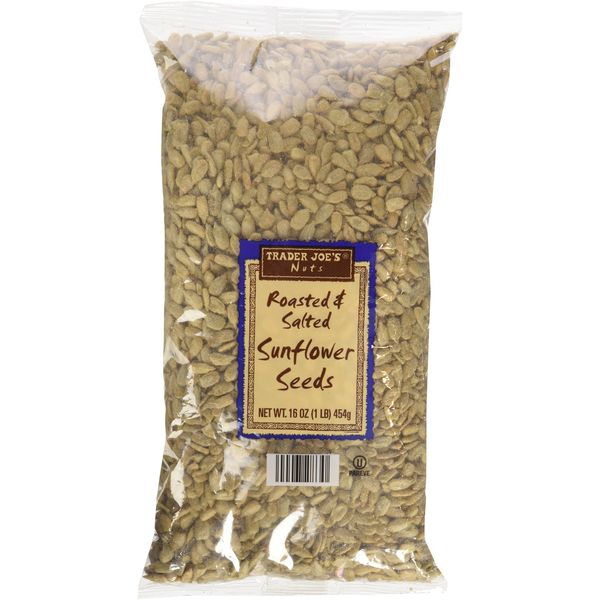 Trader Joe's Roasted & Salted Sunflower Seeds 16Oz