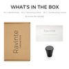Ravinte 45 Pack 3/4 Inch Kitchen Cabinet Knobs - Matte Black Drawer Pulls and Door Handles for Dresser