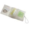 Pouch for toothpaste set, makeup tools, and sample items, 1 piece of compact pouch, translucent, Simple