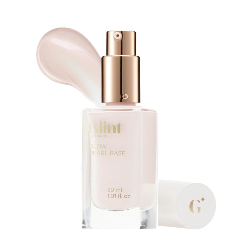 GLINT Glow Pearl Base (30 ml/1.01 fl oz) Moisturizing Foundation Primer ...
