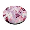 Abstract Flowers Purple Floral Pattern PopSockets Swappable PopGrip