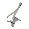 MKS Steel Toe Clips, Metallic, XL