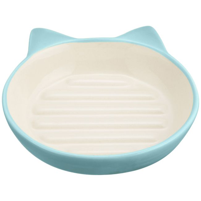 Platz Easy Diner Cat dish light blue