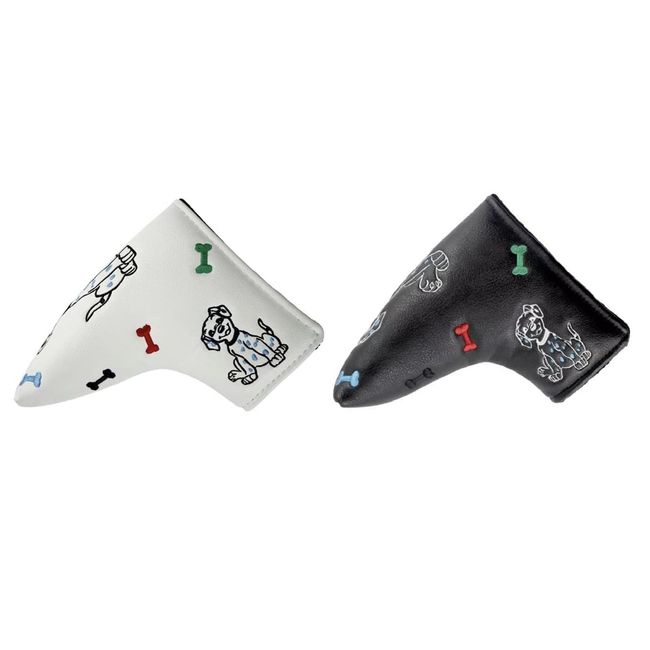 Putter Cover Fits Scotty Cameron Odyssey Pin Type Dog (White)