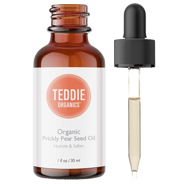 Teddie Organics Cold-Pressed Virgin Organic Prickly Pear Cactus Seed Oil, Natural Skin Serum