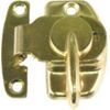 Brass Table Sash Lock Cam-Type spring release dining kitchen leaf close switch