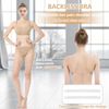 iMucci Professional Beige Clear Back Bra NO Sponge Backless Bra for Ballet Equipment Dance