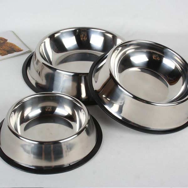 Premium Stainless Steel Pet Bowls - 15 Cm 2Pcs