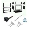 Car Stereo Radio Dash Kit Wire Tool Combo for 2010-2011 Ford Transit Connect
