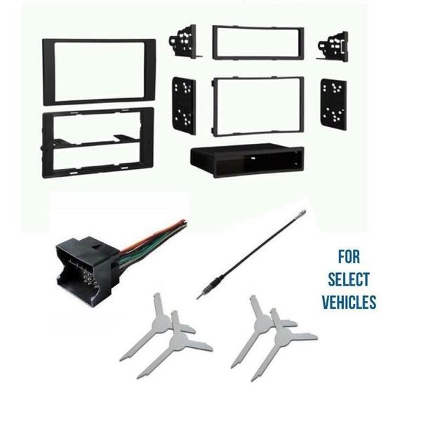 Car Stereo Radio Dash Kit Wire Tool Combo for 2010-2011 Ford Transit Connect