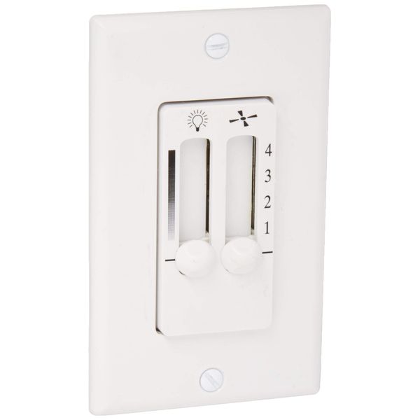 Westinghouse Lighting 7787300 Ceilng Fan and Light Wall Control , White