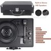 Vinyl Record Player Wireless Turntable Bluetooth 3-Speed Portable  Suitcase RCA