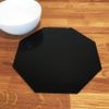 Octagon Placemat Set - Gloss Navy 2 Placemats Large 38cm