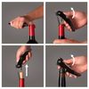 Vacu Vin Single Pull Corkscrew with Foil Cutter and Bottle Opener - Black 15cm