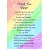 Thank You 'Vicar' Poem Verse Greeting Card