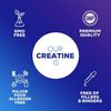 500g Supplements Creatine Monohydrate (Micronized) Powder - 5000mg Per Serving