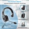 Trucker Bluetooth Headset Wireless 5.2 With Noise Cancelling Mic For Phones PC