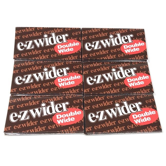 EZ Wider Double Wide 6 Pack of 24 Sheet Total of 144 Sheets Free Seal Fresh Tube by S and L Wholesale, INC