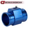 HEROFFIX 1 Set Car Water Coolant Temperature Sensor Adapter Joint Pipe Radiator Sensor Adaptor 40mm Blue