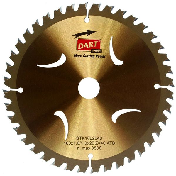 DART STK1653036 Circular Saw Blades, Gold