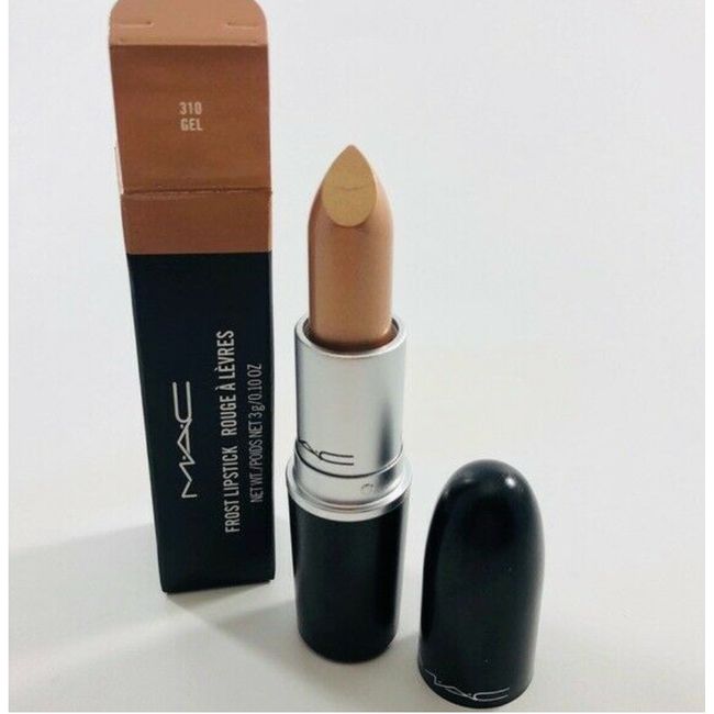 MAC Frost LIPSTICK 310 GEL Metallic Beige NEW in Box Full Size