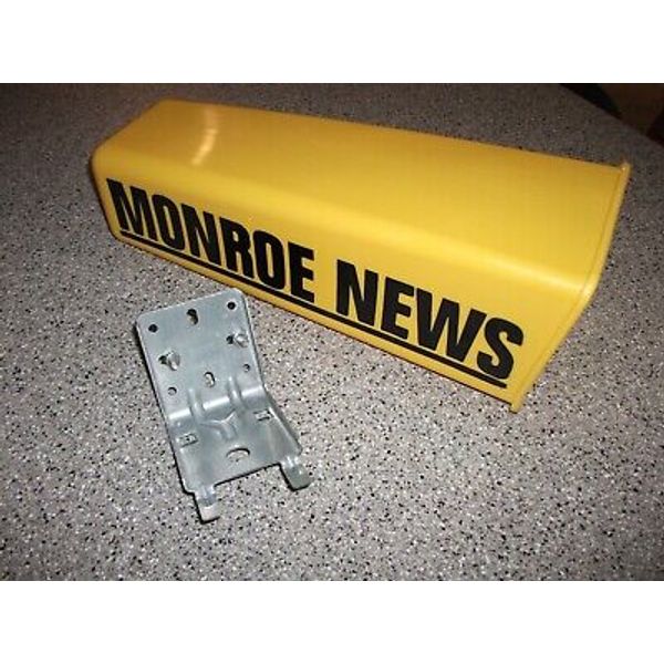 NEW OLD STOCK MONROE Newspaper Delivery Tube with mounting bracket,+U BOLT