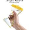 Universal Waterproof Mobile Phone Case Pouch Plastic Cover Smartphones (5Pack-MultiColor)