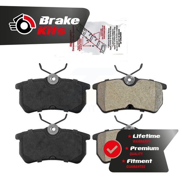 Rear Semi-Metallic Disc Brake Pads For 2000-2007 Ford Focus rear brakes