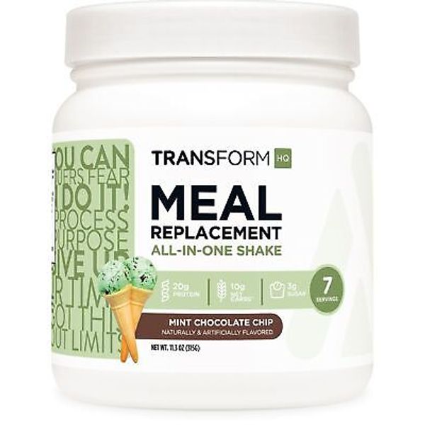 Meal Shake 7 Servings (Mint Chocolate Chip) - 20G Protein per Serving, Non-GMO