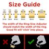Chrome Cherry Ringo Invisible Ring Size Adjuster for Loose Rings (Multi 10-Pack)