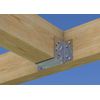 BPC Fixings Galvanised Mini Timber to Timber Joist Hanger 10-Piece Set, 50 mm Width, Silver