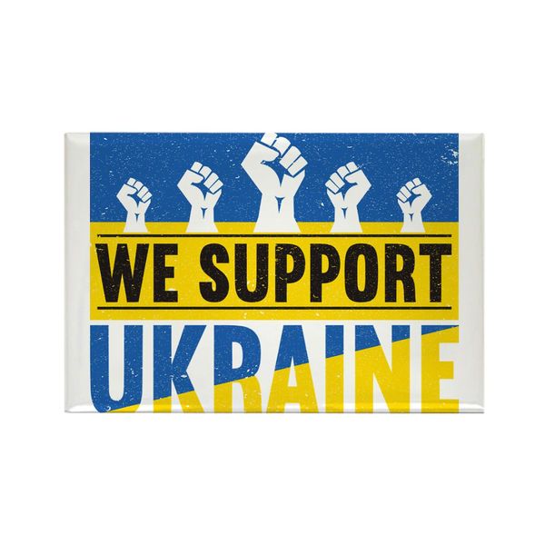 CafePress We Support Ukraine Magnets Rectangle Magnet (10 pack)
