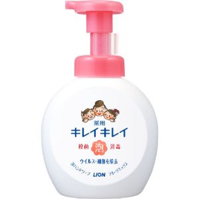 [Lion] KireiKirei Medicated Foaming Hand Soap Fruit Mix Scent Large Size 500mL (Quasi-drug) [Daily Necessities]