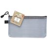 eco-eco Small 95% Recycled Super Strong Bag Clear Mesh Tuff Case + Zip