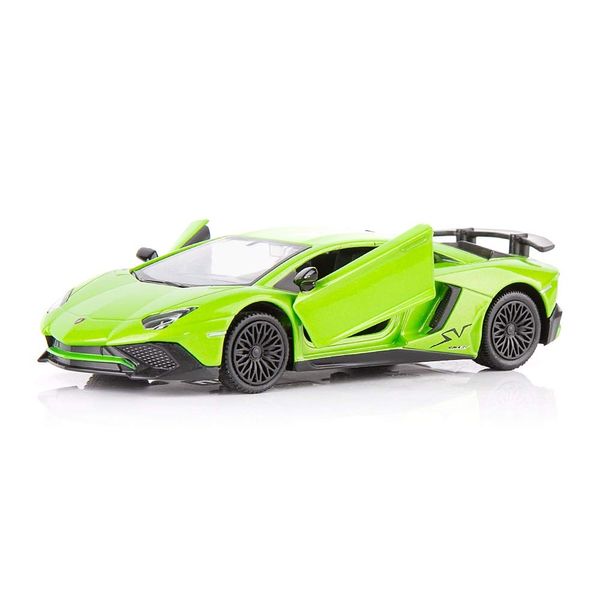 TGRCM-CZ 1/36 Scale LP770-4 Casting Car Model, Zinc Alloy Toy Car for Kids, Pull Back Vehicles Toy Car for Toddlers Kids Boys Girls Gift Green