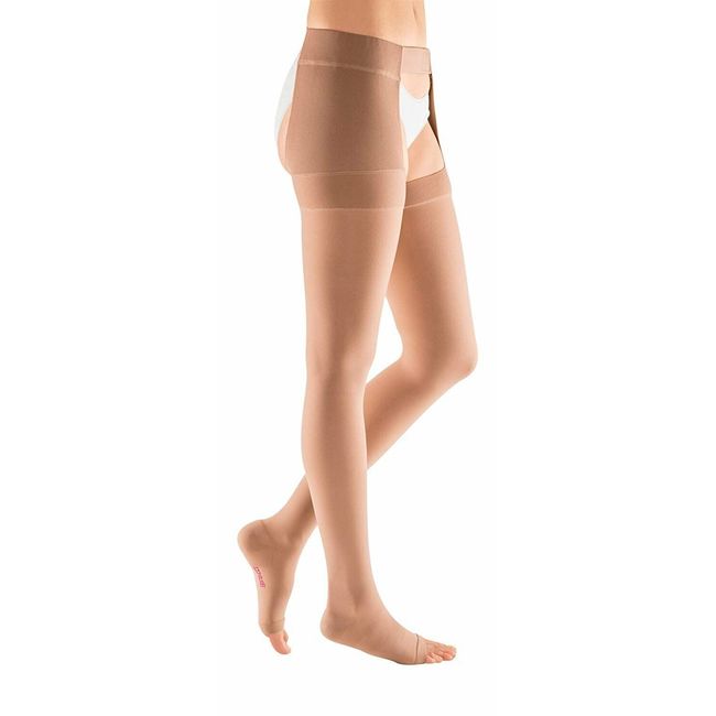 mediven Plus, 30-40 mmHg, Thigh High w/Attachment, Open Toe