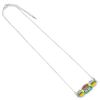 Silver Central Perk Logo Pendant Necklace