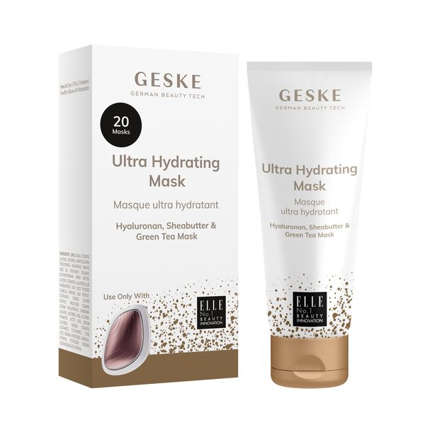 GESKE | Ultra Hydrating Mask | Einfach auftragen mit der GESKE Sonic Warm and Cool Mask | Pflegemaske mit Feuchtigkeit | Gesichtsmasken für Frauen und Männer | Vegane Formel ohne Tierversuche