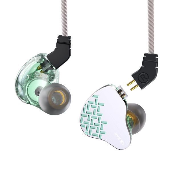 KBEAR Roseinch Wired Earphones (No Microphone, Green)