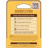 Burt's Bees 100% Natural Origin Moisturizing Lip Balm, Coconut And Pear With Beeswax And Fruit Extracts, 1 Tube