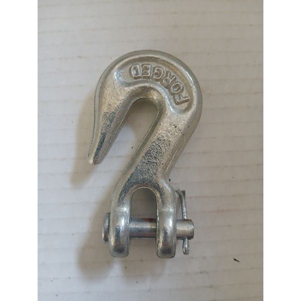 1/4" Grab Hook Eye Type High Test Zinc Plated G43 Rigging 2,600 lbs