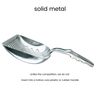 DuraScoop® Premium Multicat Cat Litter Scoop | Solid Metal | Litter Box Tray Pan Sifter