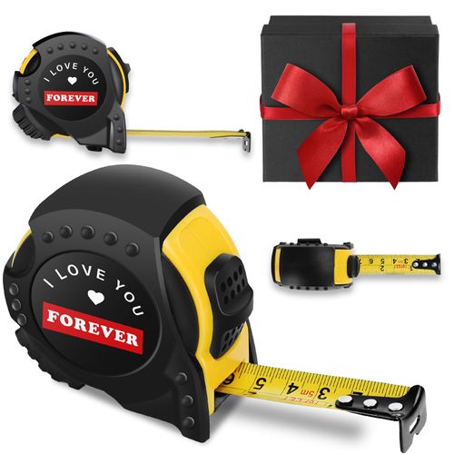 LA NOVO Tape Measure, I Love You Gifts for Men, Wedding Anniversary for Husband, Boyfriend, Tool Gift for Him with Box, Mothers Fathers Day