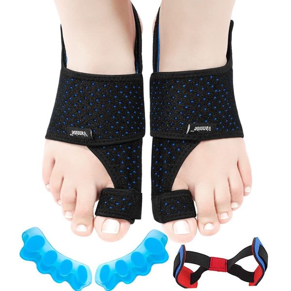 5 Pieces Orthopedic Bunion Splint & Big Toe Straightener Bunion Corrector