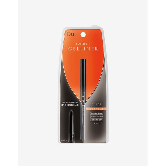 D-UP Super Fit Gel Smudge-proof Addictive Smoothness Eyeliner from Japan Jet Black