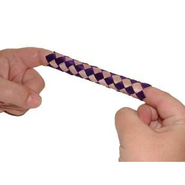 12 Chinese Finger Traps - Assorted Colors by Loftus