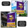 Minnesota Vikings Two Sided House Flag