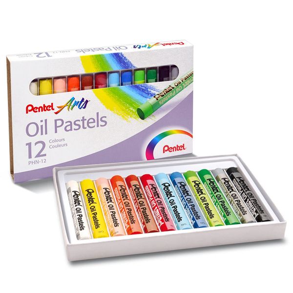 Pentel phn-12 Arts Oil Cake, Multi-Colour