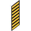 Uniform Service Hash Marks - Medium Gold on Black Felt Backing - 8 Hashes